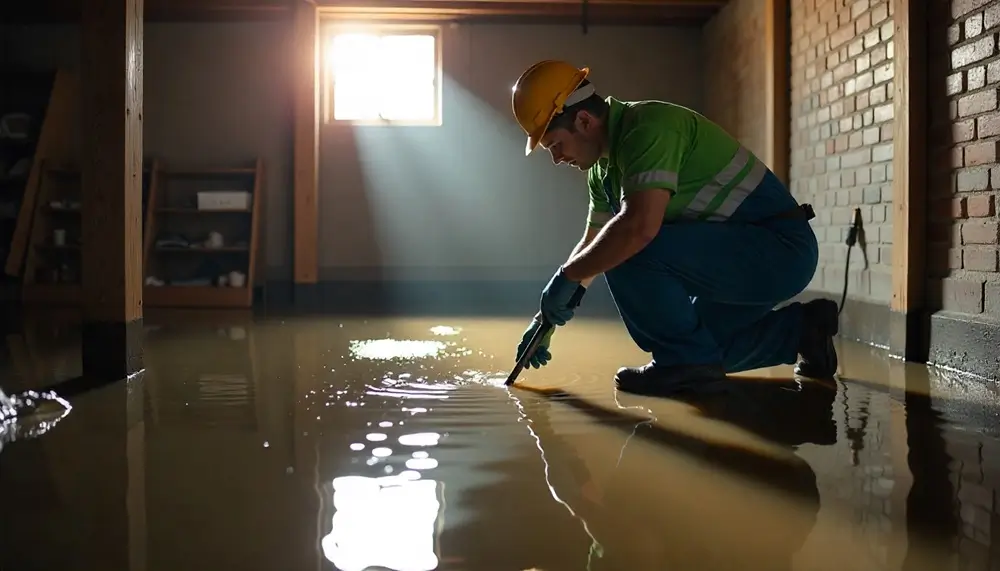 Professional water damage restoration services in Milan, IN